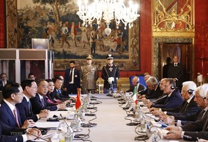 Chủ tịch nước Võ Văn Thưởng hội đàm với Tổng thống Ý