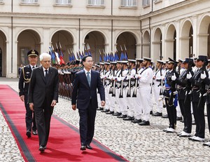 Lễ đón chính thức Chủ tịch nước Võ Văn Thưởng thăm cấp nhà nước Ý