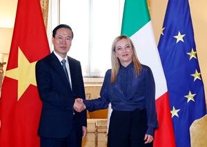 Chủ tịch nước Võ Văn Thưởng và Thủ tướng Ý chứng kiến ký hiệp định quan trọng