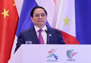 Thủ tướng Phạm Minh Chính phát biểu tại khai mạc Hội chợ Trung Quốc - ASEAN