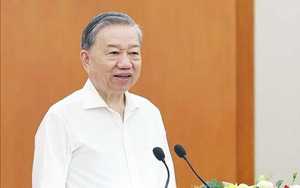 Hình ảnh Tổng Bí thư Tô Lâm làm việc với Tiểu ban Văn kiện Đại hội XIV