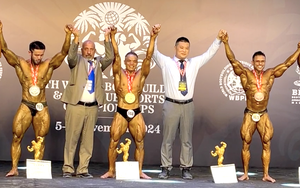 Thể hình Việt Nam lập kỳ tích "hat-trick vàng" vô địch thế giới - Ảnh 3.