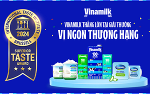 Vinamilk thắng lớn tại bảng xếp hạng Superior Taste Award đầu năm 2024