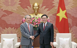 Chủ tịch Quốc hội Vương Đình Huệ tiếp Đại sứ Trung Quốc Hùng Ba