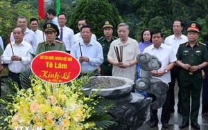 Chủ tịch nước Tô Lâm thăm và dâng hương tại Khu di tích quốc gia đặc biệt Pác Bó