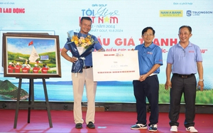 Hơn 200 triệu đồng quyên góp hỗ trợ học sinh nghèo từ Giải Golf 