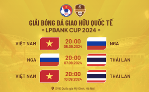 Khởi tranh giải bóng đá giao hữu quốc tế LPBank Cup 2024