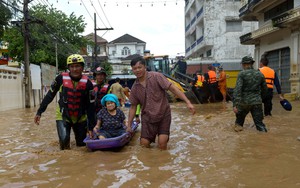 Mưa lũ hoành hành ở Đông Nam Á