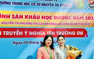 Nghệ sĩ Bình Tinh khuấy động chương trình Sân khấu học đường với 