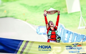 Hà Thị Hậu vô địch đường chạy trail 105 km tại Trung Quốc - Ảnh 4.