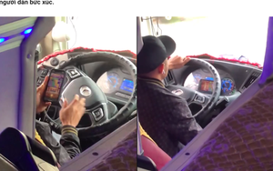 T&agrave;i xế c&ugrave;ng 2 phụ xe đ&aacute;nh bạc khi xe kh&aacute;ch đang chạy tr&ecirc;n cao tốc - Ảnh 2.