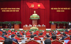 Tổng Bí thư Tô Lâm chủ trì họp về sắp xếp tổ chức 
bộ máy và đơn vị hành chính các cấp- Ảnh 3.