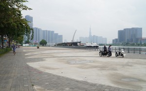 Cận cảnh nơi đặt trận địa pháo lễ trong Lễ kỷ niệm 50 năm Ngày thống nhất đất nước