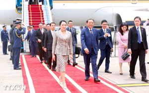 Chủ tịch Quốc hội Trần Thanh Mẫn hội kiến Thủ tướng Thái Lan- Ảnh 1.
