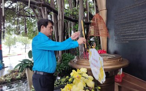 Tưởng niệm 46 năm ng&agrave;y mất của Chủ tịch T&ocirc;n Đức Thắng - Ảnh 4.