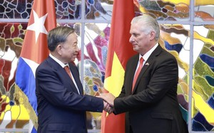 Tổng Bí thư chủ trì lễ đón chính thức Bí thư thứ Nhất, Chủ tịch nước Cuba- Ảnh 2.
