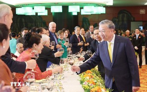 Tổng Bí thư Tô Lâm tiếp Trưởng đoàn chính đảng các nước - Ảnh 2.