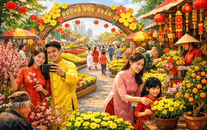 Lộ diện những h&igrave;nh tượng ngựa ở Đường hoa Nguyễn Huệ Tết B&iacute;nh Ngọ 2026 - Ảnh 1.