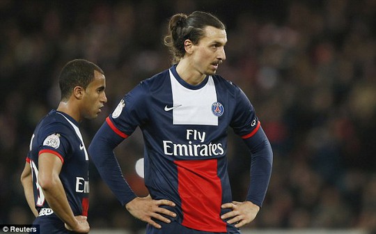 
Ibrahimovic trong màu áo PSG