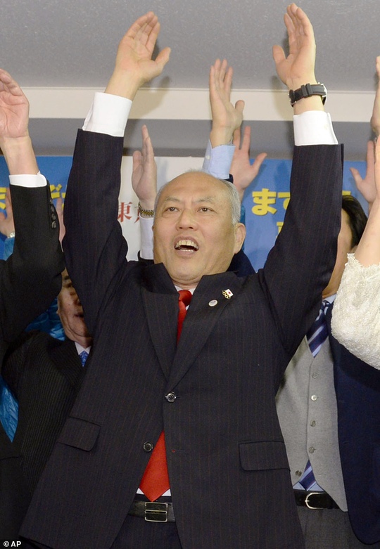 Tân Thống đốc Tokyo Yoichi Masuzoe bị phản đối kịch liệt vì phát ngôn chẳng giống ai. Ảnh: AP