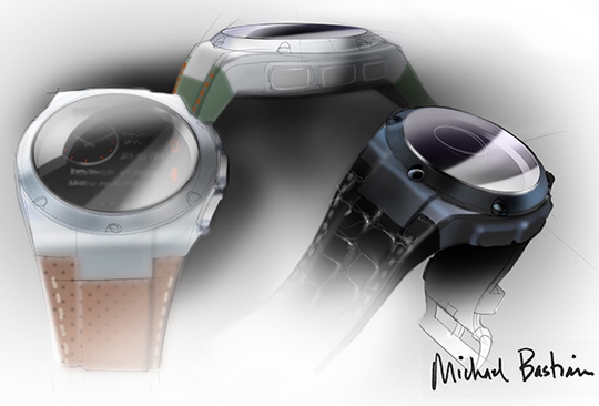 Bản thiết kế mẫu smartwatch đầu tiên của HP