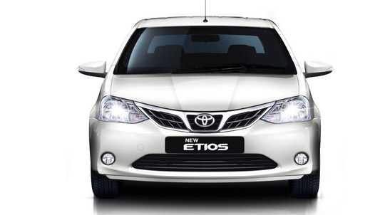 Toyota Etios sedan.