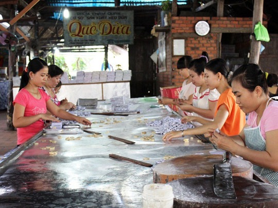 Khâu bao bì, đóng gói cần nhiều nhân công nhất.