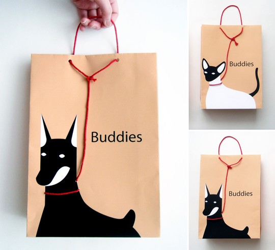 Túi dắt chó đi dạo của hãng buôn bán thú cưng Buddies