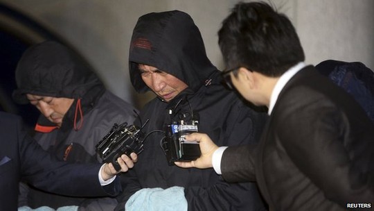 Cảnh sát bắt giữ thuyền trưởng Lee Joon-seok