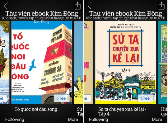 Độc giả có thể đọc miễn phí kho sách, truyện, tạp chí của NXB Kim Đồng trong dịp hè 2014.