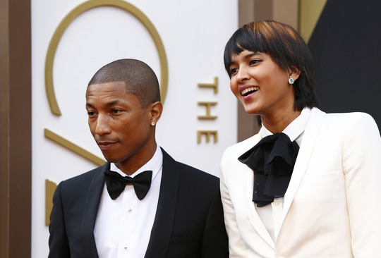 Nam ca sĩ Pharrell Williams và vợ