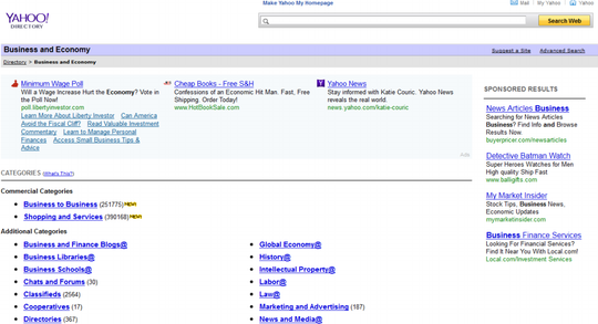 Yahoo! Directory sẽ đóng cửa vào 31-12