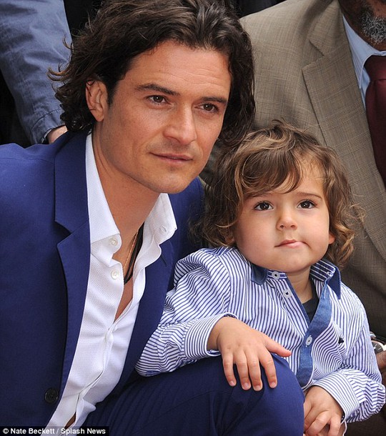 Orlando Bloom và con trai Flynn