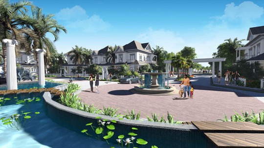 Phối cảnh khu biệt thự thuộc dự án Eco City