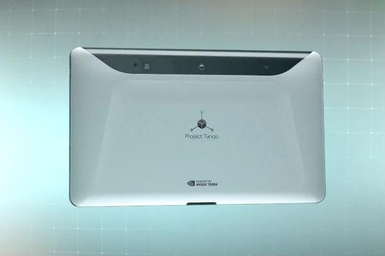 Chiếc tablet có khả năng tạo các đối tượng 3D trong dự án Tango của Google.