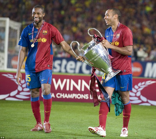 Henrt và chiếc cúp vô địch Champions League 2006