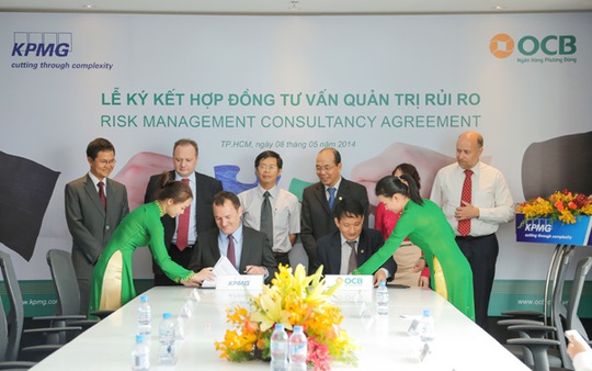 Ngày 8-5, Ngân hàng Phương Đông (OCB) và Công ty KPMG Việt Nam, đã ký kết hợp đồng triển khai dự án Chuyển đổi Hệ thống Quản lý Rủi ro Ngày 8-5, Ngân hàng Phương Đông (OCB) và Công ty KPMG Việt Nam, đã ký kết hợp đồng triển khai dự án Chuyển đổi Hệ thống Quản lý Rủi ro
