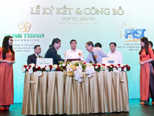Hung Thinh Corp ký kết hợp tác cùng Công ty CP Đầu tư TM DV Điện Lực - PIST