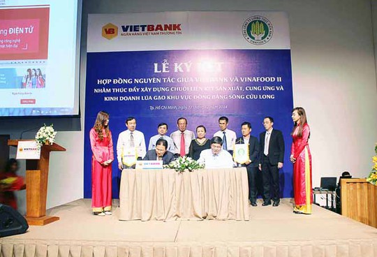 VietBank hợp tác với VinaFood II vào ngày 17-12