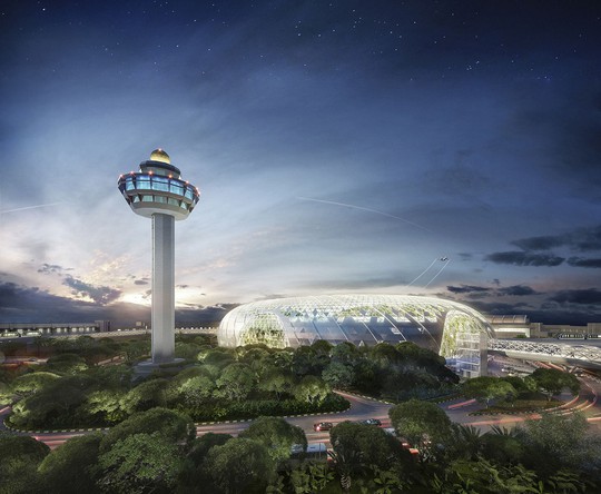 Singapore xây sân bay đẹp như thiên đường