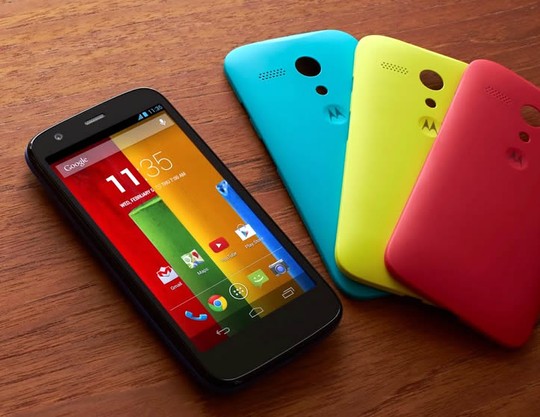 Moto G khá thành công với giá bán hấp dẫn trong phân khúc giá rẻ.