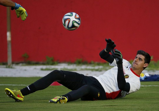 Thủ môn Courtois và đồng đội được kỳ vọng sẽ làm nên kỳ tích ở World Cup 2014
