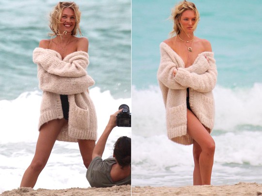 Candice Swanepoel là siêu mẫu danh tiếng nên cô khá bận rộn với lịch trình dày đặc