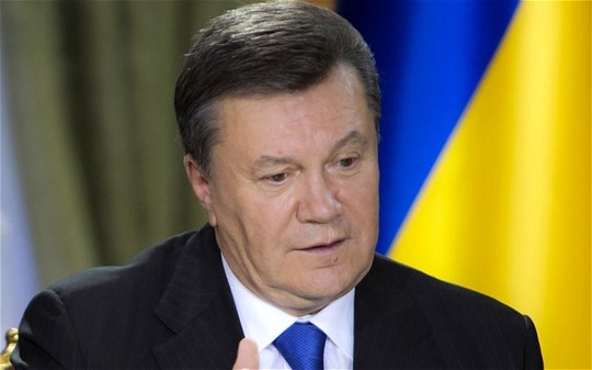 Viktor Yanukovych được cho là đang ở Nga. Ảnh: AP