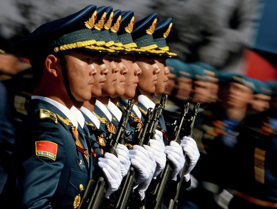 Final rehearsal of military parade to mark 70th anniversary of Victory in 1941-1945 Great Patriotic War