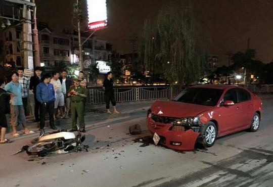 Hiện trường vụ tai nạn - Ảnh: otofun Hiện trường vụ tai nạn - Ảnh: otofun
