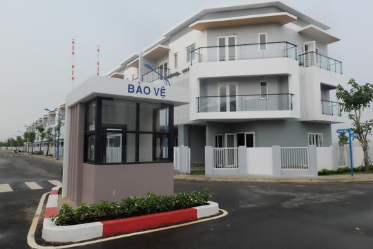 Các căn hộ liên kề vườn ở Mega Village