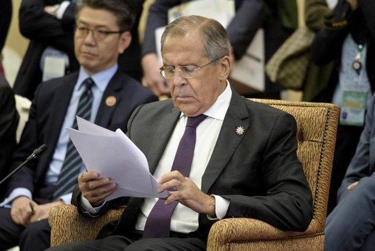 Ngoại trưởng Nga Sergei Lavrov . Ảnh: Reuters