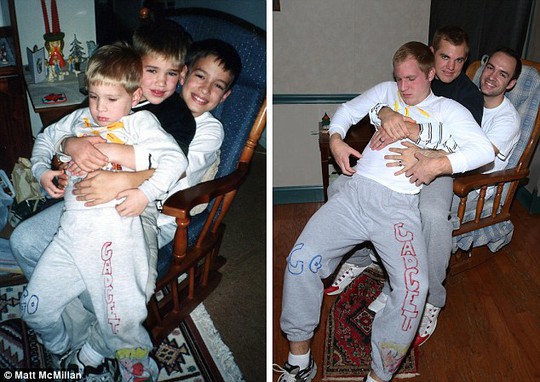 Loved: Vickie MacMillan, the recipient of the sentimental calendar, was said to be delighted with her gift