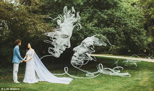 Benjamin Shine and Danielle Stone exchanged their vows on Valentines Day the Southern Highlands of NSW